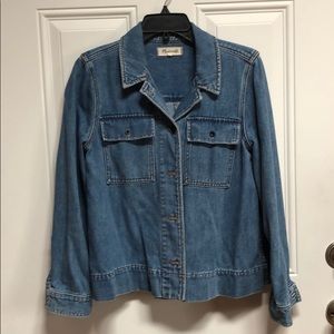 Madewell denim chore coat